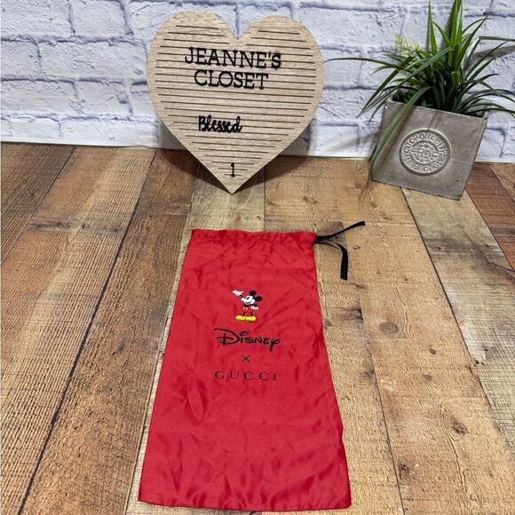 GUCCI X DISNEY MICKEY MOUSE COLLABORATION Dust Bag 17"H x 8.75"W LIMITED EDITION - Picture 2 of 8